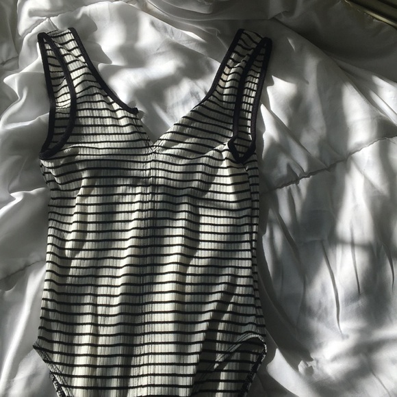 Striped bodysuit from urban outfitters - Picture 1 of 4